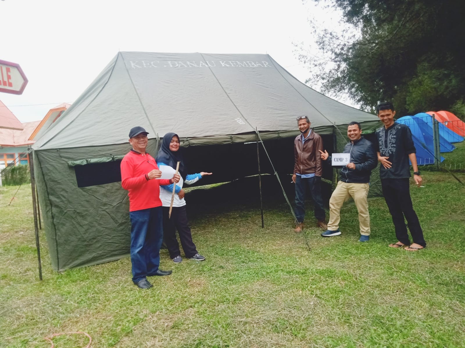 pEMASANGAN TENDA KECAMATAN DANAU KEMBAR